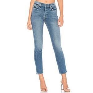 GRLFRND Button Fly Karolina High-Rise Skinny Jean in Groovy Situation Size 32